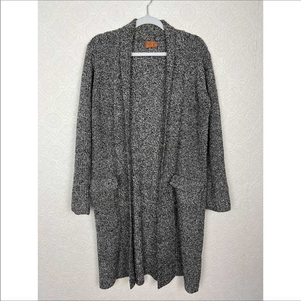 POL Gray Women's Cardigan Sweater
